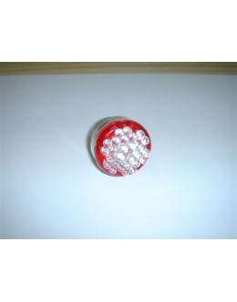 AMPOULE ROUGE A 30 LEDS POUR FEU ARRIERE - STOP/VEILLEUSE - L’UNITE - NOMBREUX VEHICULES (ex : TMAX)