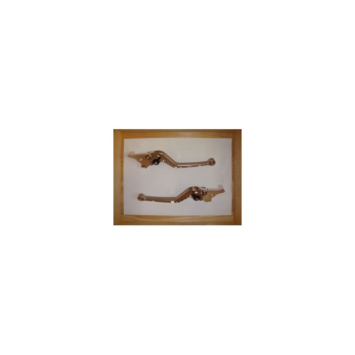 LEVIERS DE FREIN REGLABLES TITANE TMAX 2008/2020 - La paire