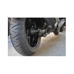 CACHE AXE DE ROUE COULEUR CARBONE MAT - TMAX 2008-2011